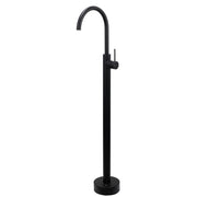 Matt Black Indoor Bathtub Filler Free Standing Mixer Faucet Tap Spout Watermark V1233-KRD601BL