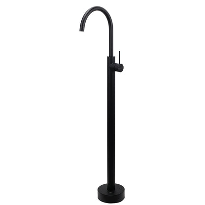 Matt Black Indoor Bathtub Filler Free Standing Mixer Faucet Tap Spout Watermark V1233-KRD601BL
