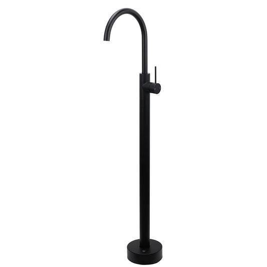 Matt Black Indoor Bathtub Filler Free Standing Mixer Faucet Tap Spout Watermark V1233-KRD601BL