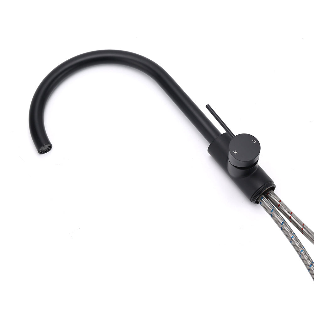 Matt Black Indoor Bathtub Filler Free Standing Mixer Faucet Tap Spout Watermark V1233-KRD601BL