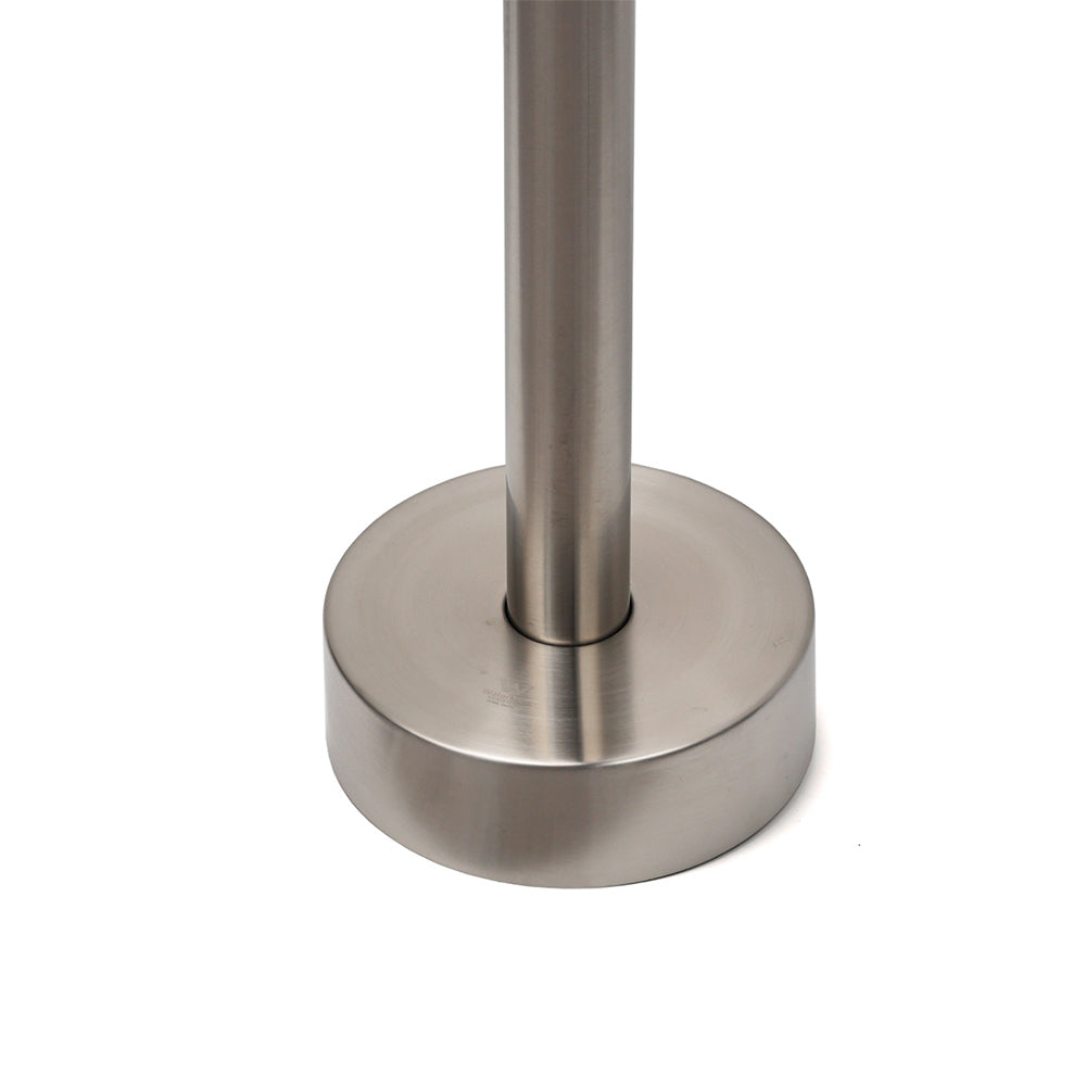 Brushed Nickel Stainless Steel Bathtub Tap Free Standing Faucet Filler Spout Set V1233-KRD601BS