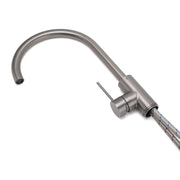 Gun Metal Bathroom Free Standing Hot Cold Water Mixer Tap Bath Tub Filler Spout V1233-KRD601GM