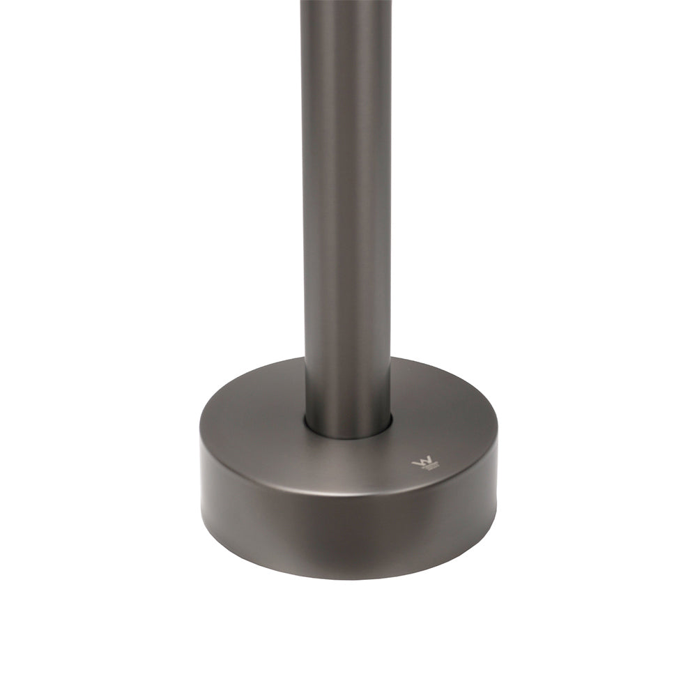 Gun Metal Bathroom Free Standing Hot Cold Water Mixer Tap Bath Tub Filler Spout V1233-KRD601GM