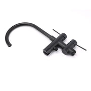 WELS Matt Black Bathtub Filler Free Standing Mixer Faucet Tap Spout HandHeld Set V1233-KRD602BL