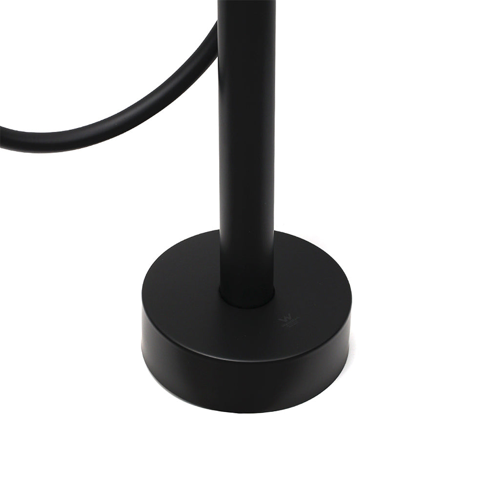 WELS Matt Black Bathtub Filler Free Standing Mixer Faucet Tap Spout HandHeld Set V1233-KRD602BL
