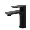 WELS Matt Black Basin Mixer Bathroom Vanity Laundry Sink Flick Faucet Tap Valve V1233-KRF101BL