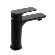 WELS Matt Black Basin Mixer Bathroom Vanity Laundry Sink Flick Faucet Tap Valve V1233-KRF101BL