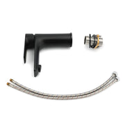 WELS Matt Black Basin Mixer Bathroom Vanity Laundry Sink Flick Faucet Tap Valve V1233-KRF101BL