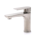 WELS Brushed Nickel Kitchen Laundry Round Basin Mixer Vanity Sink Faucet Tap Set V1233-KRF101BS
