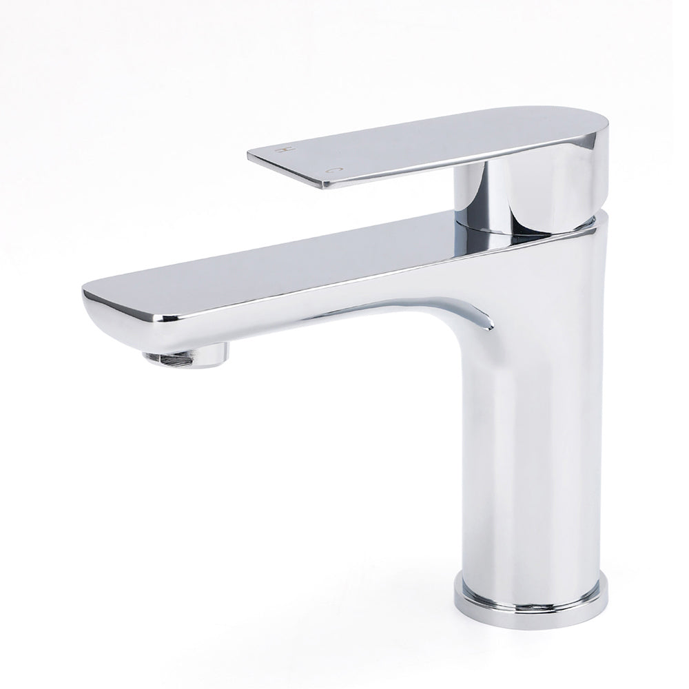 WELS Bathroom Vanity Kitchen Laundry Round Chrome Basin Mixer Sink Faucet Tap V1233-KRF101CR