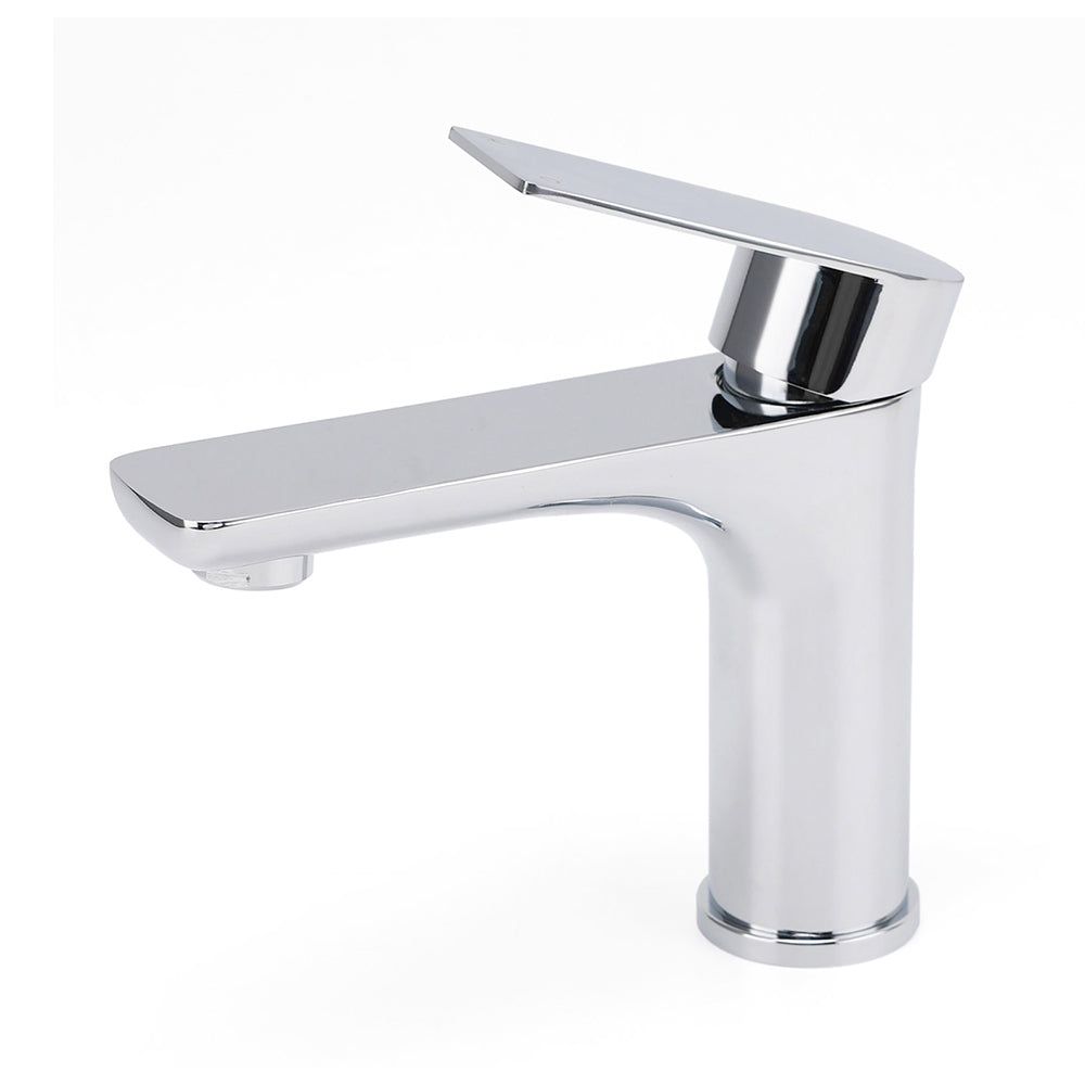 WELS Bathroom Vanity Kitchen Laundry Round Chrome Basin Mixer Sink Faucet Tap V1233-KRF101CR