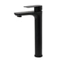 WELS 7.5L/m Rounded Body Basin Mixer Kitchen Vanity Faucet Tap Spout Matte Black V1233-KRF102BL