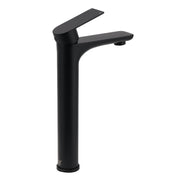 WELS 7.5L/m Rounded Body Basin Mixer Kitchen Vanity Faucet Tap Spout Matte Black V1233-KRF102BL