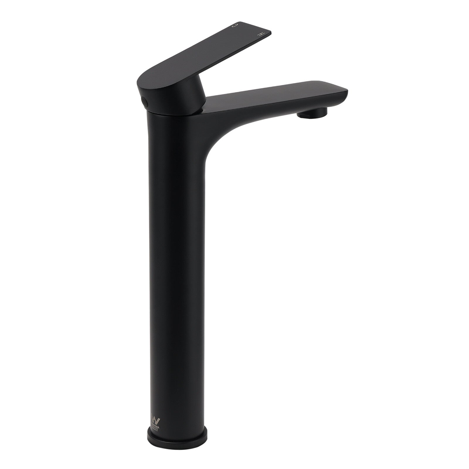 WELS 7.5L/m Rounded Body Basin Mixer Kitchen Vanity Faucet Tap Spout Matte Black V1233-KRF102BL