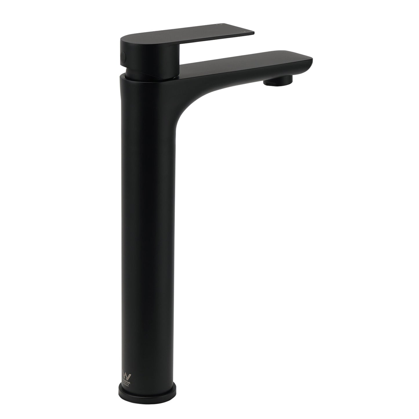 WELS 7.5L/m Rounded Body Basin Mixer Kitchen Vanity Faucet Tap Spout Matte Black V1233-KRF102BL