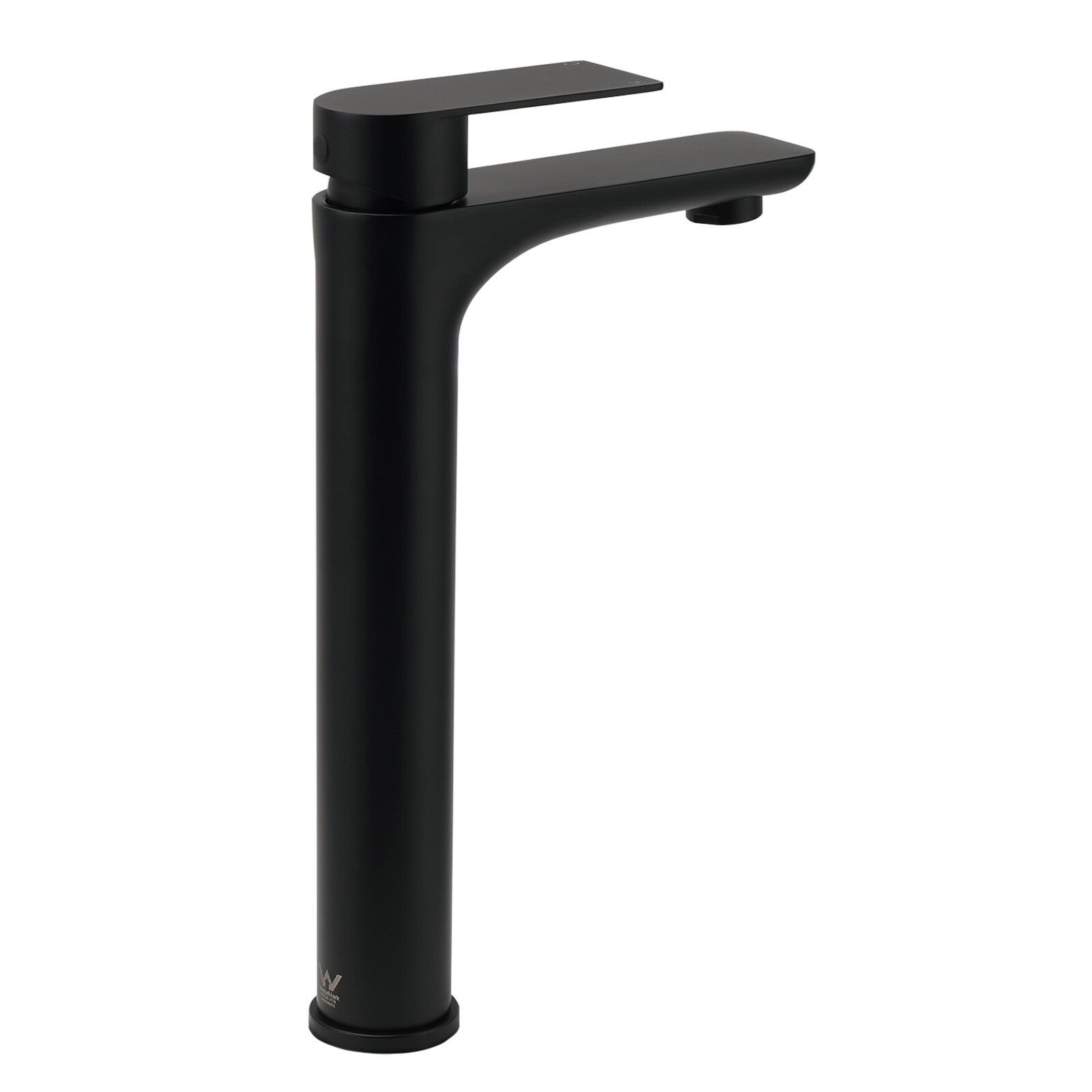 WELS 7.5L/m Rounded Body Basin Mixer Kitchen Vanity Faucet Tap Spout Matte Black V1233-KRF102BL