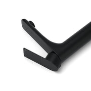 WELS 7.5L/m Rounded Body Basin Mixer Kitchen Vanity Faucet Tap Spout Matte Black V1233-KRF102BL
