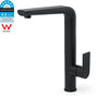 WELS Matte Black Round Kitchen Mixer Sink Tap Swivel Laundry Faucet Spout NEW V1233-KRF501B