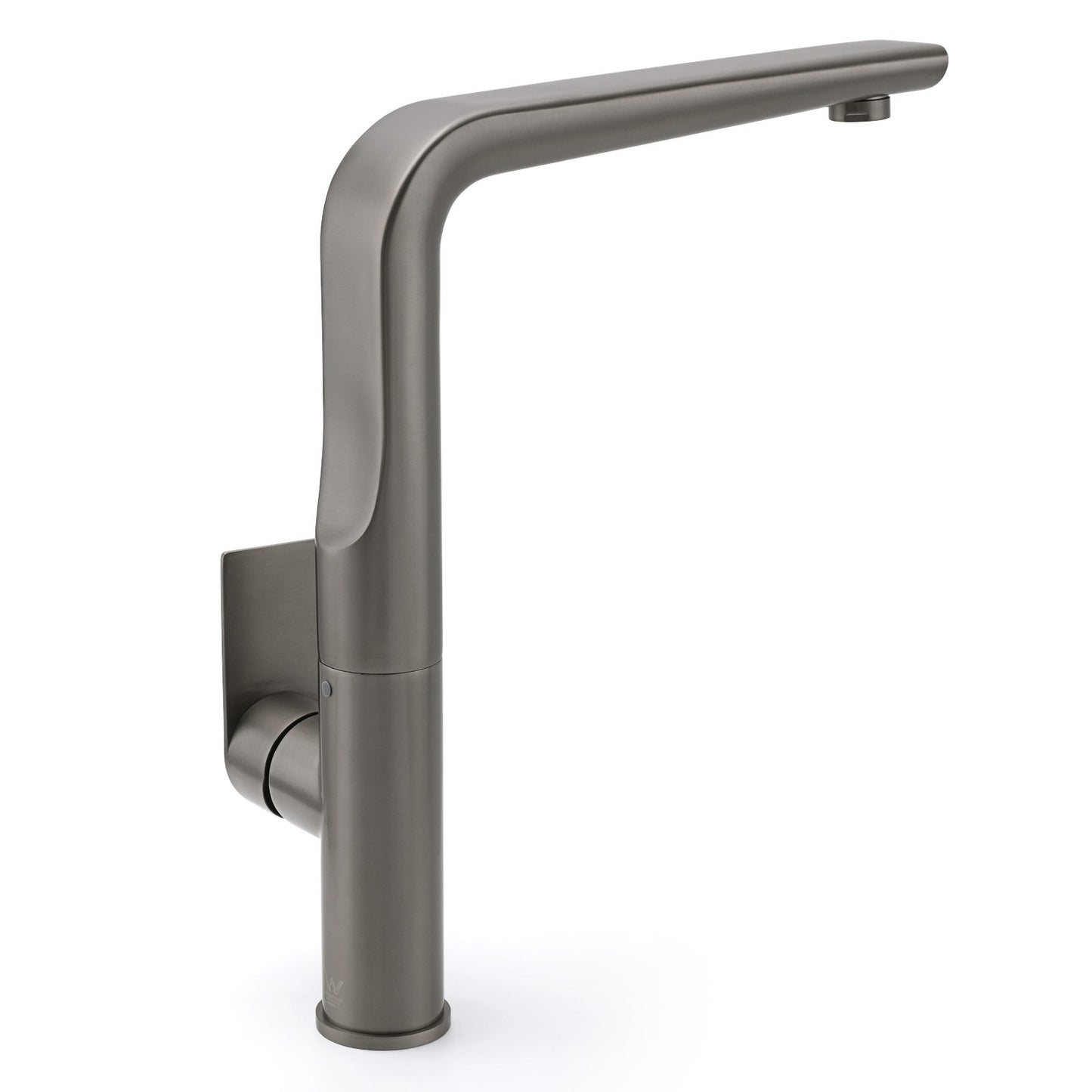 Luxury Gun Metal Round Kitchen Mixer Sink Tap Swivel Laundry Faucet Spout WELS V1233-KRF501GM