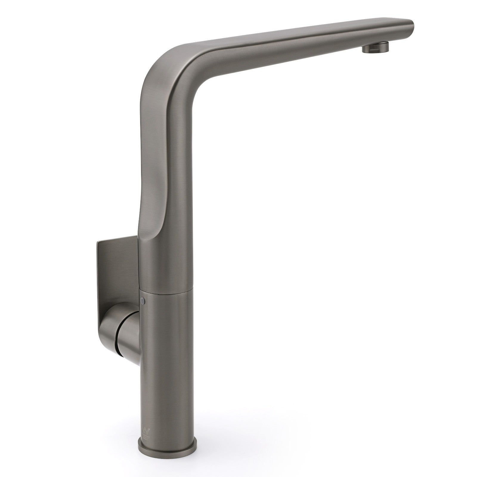 Luxury Gun Metal Round Kitchen Mixer Sink Tap Swivel Laundry Faucet Spout WELS V1233-KRF501GM
