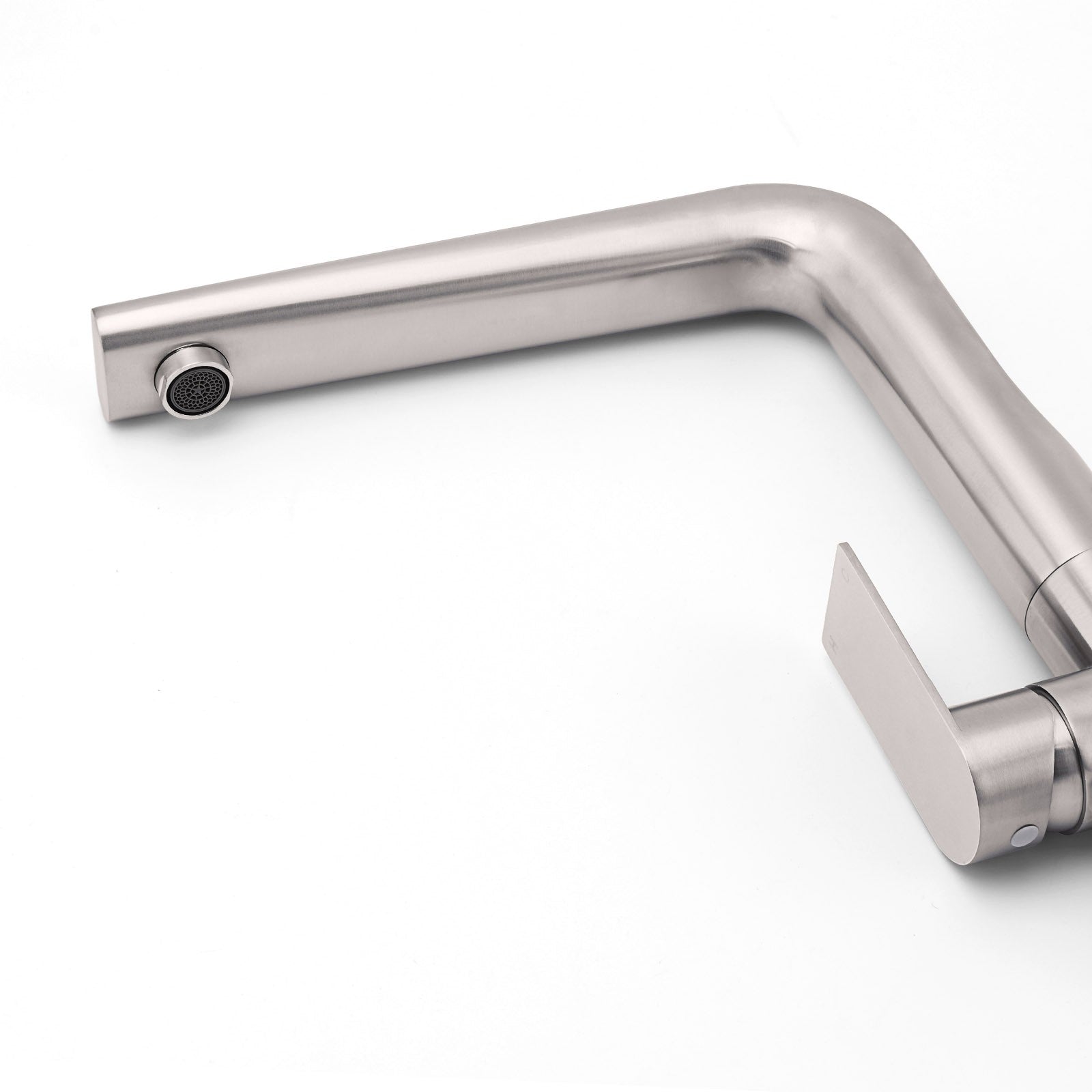 Brushed Nickel New Design Kitchen Mixer Sink Tap Laundry Faucet Swivel Spout V1233-KRF501N