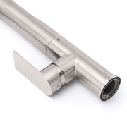 Brushed Nickel New Design Kitchen Mixer Sink Tap Laundry Faucet Swivel Spout V1233-KRF501N