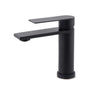 Matt Black Round Bathroom Basin Mixer Vanity Sink Faucet Spout Laundry Tap WELS V1233-KRS101BL