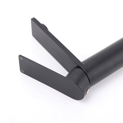 Matt Black Round Bathroom Basin Mixer Vanity Sink Faucet Spout Laundry Tap WELS V1233-KRS101BL