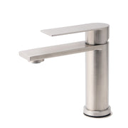 WELS Brushed Nickel Laundry Standard Basin Mixer Vanity Sink Faucet Spout Tap V1233-KRS101BN