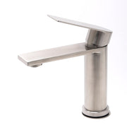 WELS Brushed Nickel Laundry Standard Basin Mixer Vanity Sink Faucet Spout Tap V1233-KRS101BN