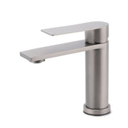 Gun Metal Grey Bathroom Basin Mixer Vanity Sink Square Faucet Spout Laundry Tap V1233-KRS101GM