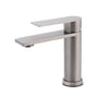 Gun Metal Grey Bathroom Basin Mixer Vanity Sink Square Faucet Spout Laundry Tap V1233-KRS101GM