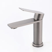 Gun Metal Grey Bathroom Basin Mixer Vanity Sink Square Faucet Spout Laundry Tap V1233-KRS101GM