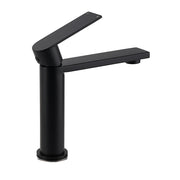 WELS Matt Black Square Short Basin Mixer Vanity Sink Faucet Laundry Spout Tap V1233-KRS101MBL