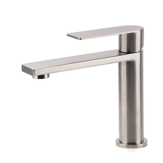 Brushed Nickel Standard Basin Mixer Vanity Sink Faucet Kitchen Laundry Spout Tap V1233-KRS101MBS