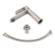 Brushed Nickel Standard Basin Mixer Vanity Sink Faucet Kitchen Laundry Spout Tap V1233-KRS101MBS