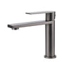 Gun Metal Rounded Square Short Basin Mixer Vanity Sink Faucet Laundry Spout Tap V1233-KRS101MGM