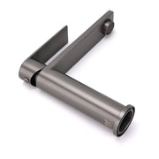 Gun Metal Rounded Square Short Basin Mixer Vanity Sink Faucet Laundry Spout Tap V1233-KRS101MGM