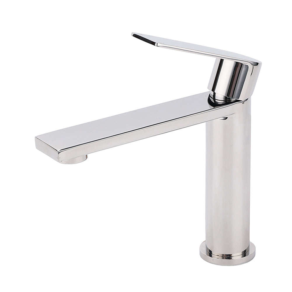 WELS Chrome Short Basin Mixer Vanity Sink Faucet Kitchen Laundry Spout Tap Set V1233-KRS101MPS
