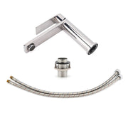 WELS Chrome Short Basin Mixer Vanity Sink Faucet Kitchen Laundry Spout Tap Set V1233-KRS101MPS