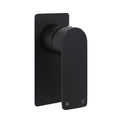 Matte Black Rectangle Shower Mixer Hot Cold Control Tap 35mm Ceramic Cartridge V1233-KRS201B