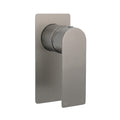 Gun Metal Rectangle Wall Shower Mixer Hot Cold Tap Set Ceramic Cartridge Valve V1233-KRS201GM