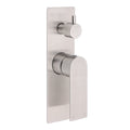 Brushed Nickel Silver Square Stylish 1/2inch Shower Mixer Diverter 2 Way Switch V1233-KRS202N