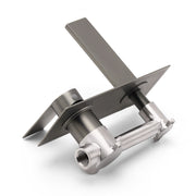 WELS 4.5L/m Gun Metal Square Wall Mount Basin Mixer Laundry Faucet Tap Spout Set V1233-KRS301GM
