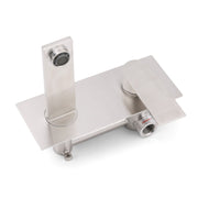 WELS Bruhsed Nickel Square Wall Concealed Basin Mixer Laundry Faucet Tap Spout V1233-KRS301N