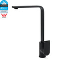 WELS Matte Black High Rise Gooseneck Kitchen Sink Laundry Mixer Faucet Tapware V1233-KRS501BL