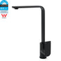 WELS Matte Black High Rise Gooseneck Kitchen Sink Laundry Mixer Faucet Tapware V1233-KRS501BL