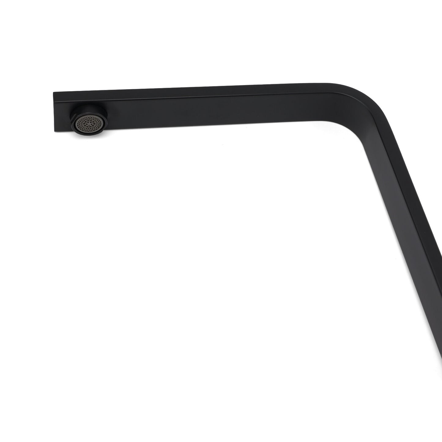 WELS Matte Black High Rise Gooseneck Kitchen Sink Laundry Mixer Faucet Tapware V1233-KRS501BL