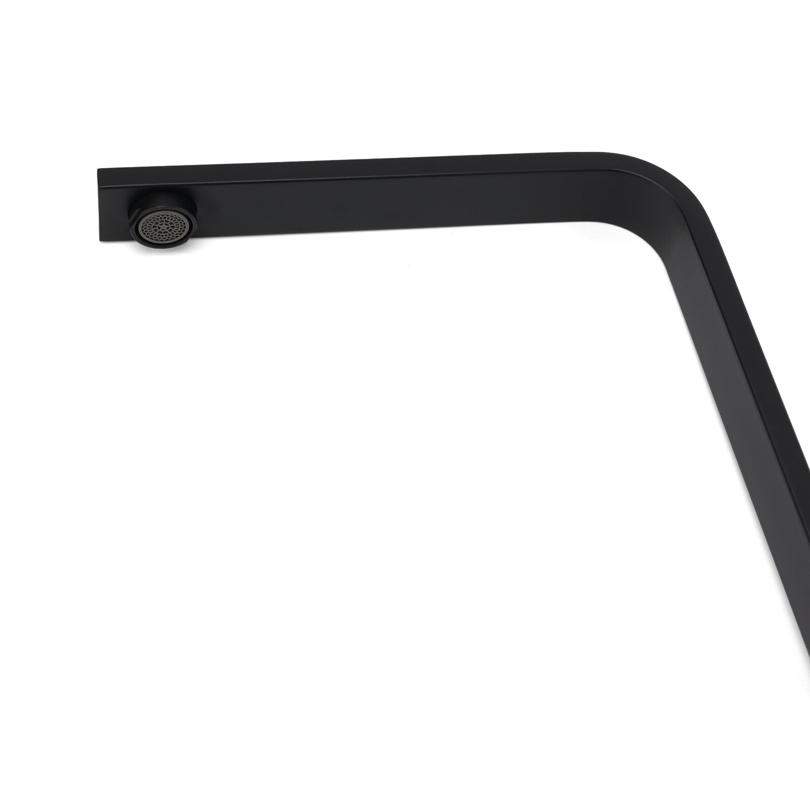 WELS Matte Black High Rise Gooseneck Kitchen Sink Laundry Mixer Faucet Tapware V1233-KRS501BL