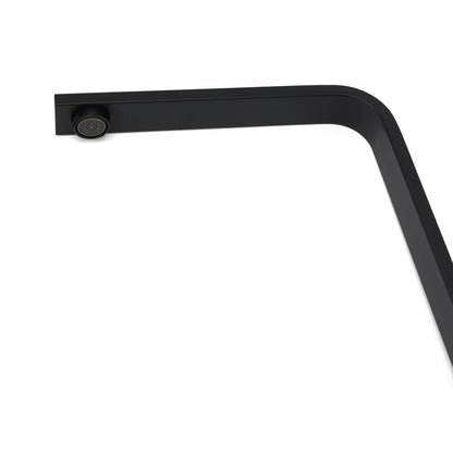 WELS Matte Black High Rise Gooseneck Kitchen Sink Laundry Mixer Faucet Tapware V1233-KRS501BL